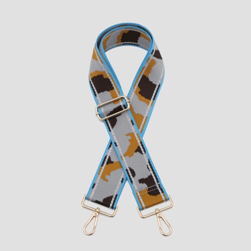 Blue Neon Camo Print Straps – Gold Hard Wear
