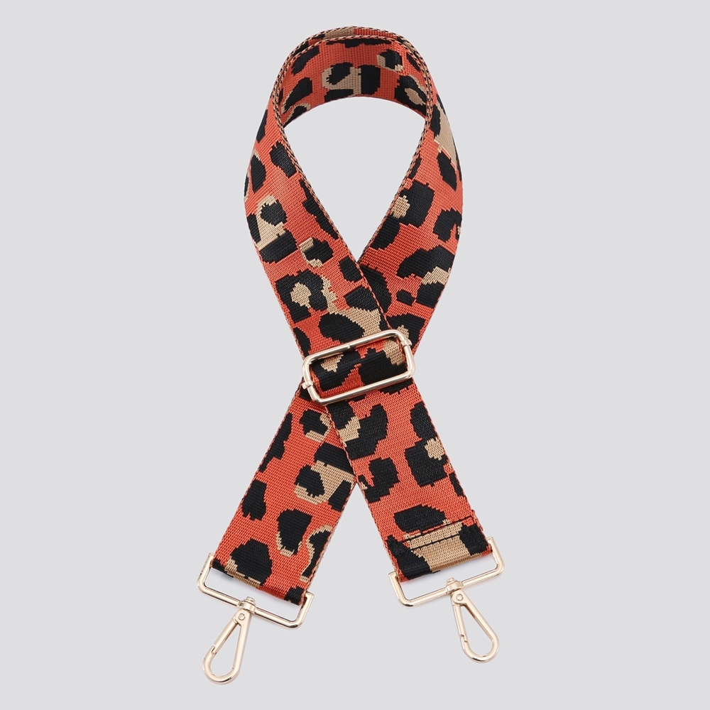 Leopard Print Bag Straps - Various Colours - Image 3