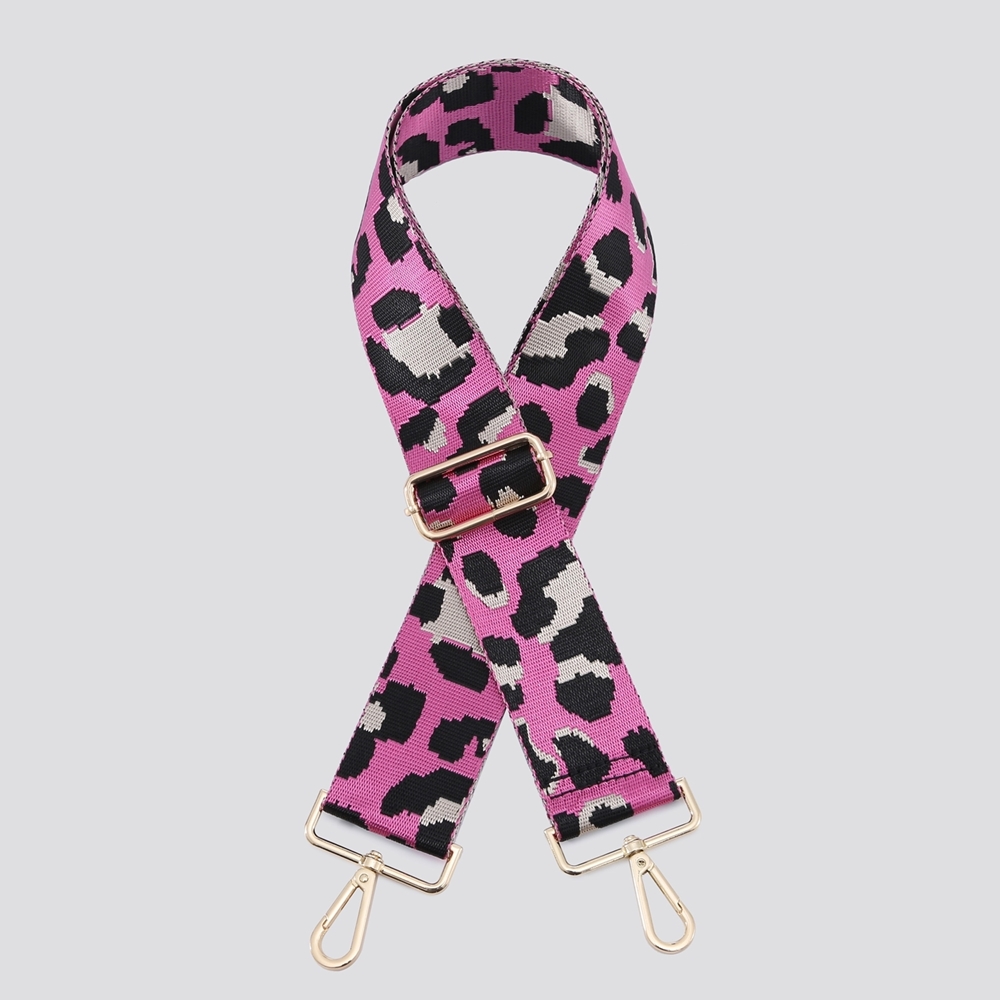 Leopard Print Bag Straps - Various Colours - Image 4