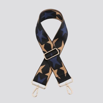 Navy & Gold Star Print Bag Strap – Gold Hard Wear