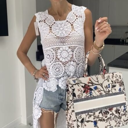 Faith Crochet Sleeveless Top