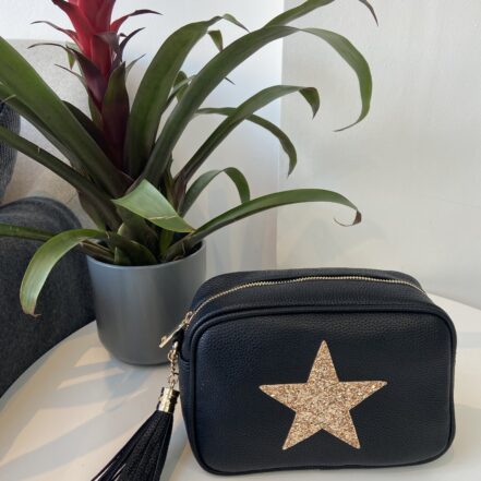 Gold Star Cross Body Bag with Tassel – Gold Hard Wear
