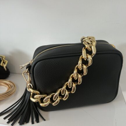 Chunky Gold Chain Bag Strap