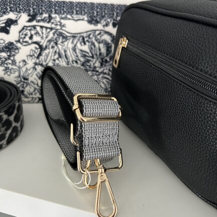 Charcoal Class Bag Strap – Gold Hard Wear