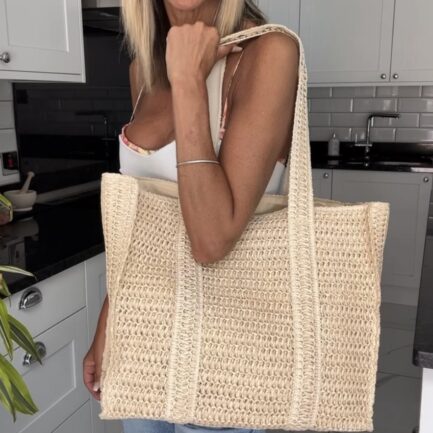 Rattan Straw Tote Bags